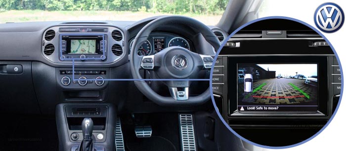 tiguan reversing camera screen